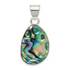 Lex & Lu Sterling Silver Abalone Pendant - Lex & Lu