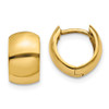 Lex & Lu 14k Yellow Gold Hinged Hoop Earrings LAL83104 - Lex & Lu