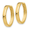 Lex & Lu 14k Yellow Gold Hinged Hoop Earrings LAL83117 - 2 - Lex & Lu