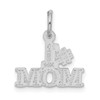 Lex & Lu 14k White Gold #1 Mom Charm LAL83220 - 3 - Lex & Lu