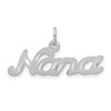 Lex & Lu 14k White Gold Nana Charm - Lex & Lu