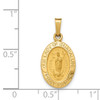 Lex & Lu 14k Yellow Gold Our Lady Of Guadalupe Medal Charm - 3 - Lex & Lu