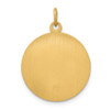 Lex & Lu 14k Yellow Gold Saint Theresa Medal Charm LAL83538 - 4 - Lex & Lu