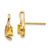 Lex & Lu 14k Yellow Gold Diamond & Citrine Earrings LAL84132 - Lex & Lu