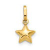 Lex & Lu 14k Yellow Gold Puffed Star Charm LAL84206 - Lex & Lu