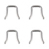 Lex & Lu 4 Pack of Steel U-Shaped Septum Retainer 16 Thru 10 Gauge-2-Lex & Lu