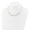 Lex & Lu 14k Yellow Gold Multi-color Gemstone Necklace - 2 - Lex & Lu