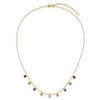 Lex & Lu 14k Yellow Gold Multi-color Gemstone Necklace - 5 - Lex & Lu