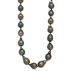 Lex & Lu 14k White Gold 8-11mm Grad Saltwater Cultured Tahitian Pearl Necklace - 2 - Lex & Lu