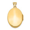 Lex & Lu 14k Yellow Gold Oval Locket LAL86521 - 3 - Lex & Lu