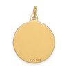 Lex & Lu 14k Yellow Gold Non-enameled Medical Jewelry Pendant LAL87233 - 4 - Lex & Lu