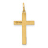 Lex & Lu 14k Yellow Gold Laser Designed Cross Pendant LAL88932 - 4 - Lex & Lu