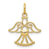 Lex & Lu 14k Yellow Gold Angel Charm - Lex & Lu