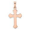 Lex & Lu 14k Rose Gold Cross Pendant LAL89005 - 4 - Lex & Lu