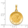 Lex & Lu 14k Yellow Gold Polished and Satin St. Andrew Medal Pendant - 3 - Lex & Lu