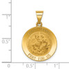 Lex & Lu 14k Yellow Gold Polished and Satin St. George Medal Pendant LAL89107 - 3 - Lex & Lu