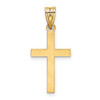 Lex & Lu 14k Yellow Gold Cross Pendant LAL89108 - 4 - Lex & Lu