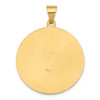 Lex & Lu 14k Yellow Gold Polished and Satin St. Joseph Medal Pendant LAL89120 - 4 - Lex & Lu