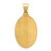 Lex & Lu 14k Yellow Gold & Satin St. Jude Thaddeus Medal Pendant LAL89129 - 4 - Lex & Lu