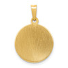 Lex & Lu 14k Yellow Gold Polished and Satin St. Patrick Medal Pendant LAL89151 - 4 - Lex & Lu