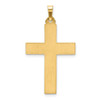 Lex & Lu 14k Yellow Gold Polished Latin Cross Pendant LAL89214 - 4 - Lex & Lu