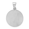 Lex & Lu 14k Yellow Gold Satin and Polished Hollow Pope Francisco Medal - 3 - Lex & Lu