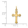 Lex & Lu 14k Yellow Gold Cross Charm LAL89299 - 3 - Lex & Lu Lex & Lu 14k Yellow Gold Cross Charm LAL89299 - 3 - Lex & Lu