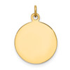 Lex & Lu 14k Yellow Gold Saint Paul Medal Charm LAL89416 - 4 - Lex & Lu