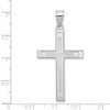 Lex & Lu 14k White Gold Cross Pendant LAL89486 - 3 - Lex & Lu