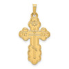 Lex & Lu 14k Yellow Gold Eastern Orthodox Cross Pendant LAL89498 - Lex & Lu