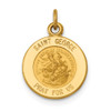 Lex & Lu 14k Yellow Gold Saint George Medal Charm LAL89509 - Lex & Lu