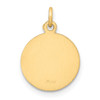 Lex & Lu 14k Yellow Gold Our Lady Of The Assumption Medal Charm - 4 - Lex & Lu