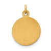 Lex & Lu 14k Yellow Gold Infant of Prague Medal Charm LAL89538 - 4 - Lex & Lu
