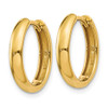 Lex & Lu 14k Yellow Gold Hinged Hoop Earrings LAL90344 - 2 - Lex & Lu