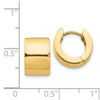 Lex & Lu 14k Yellow Gold Hinged Earrings - 4 - Lex & Lu