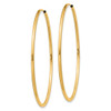 Lex & Lu 14k Yellow Gold 1.5mm Polished Round Endless Hoop Earrings LAL90360 - 2 - Lex & Lu