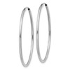 Lex & Lu 14k White Gold 1.5mm Polished Endless Hoop Earrings LAL90382 - 2 - Lex & Lu