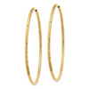 Lex & Lu 14k Yellow Gold 1.25mm D/C Endless Hoop Earrings LAL90416 - 2 - Lex & Lu