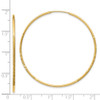 Lex & Lu 14k Yellow Gold 1.25mm D/C Endless Hoop Earrings LAL90417 - 4 - Lex & Lu