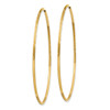 Lex & Lu 14k Yellow Gold 1.25mm D/C Endless Hoop Earrings LAL90418 - 2 - Lex & Lu