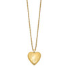 Lex & Lu 1/20 Gold Filled 20mm Side Swirled Heart Locket 18'' - 2 - Lex & Lu