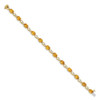 Lex & Lu 14k Yellow Gold Citrine/Diamond Bracelet - 2 - Lex & Lu