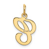 Lex & Lu 14k Yellow Gold Initial C Charm LAL91275 - 3 - Lex & Lu