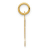 Lex & Lu 14k Yellow Gold Initial M Charm LAL91285 - 2 - Lex & Lu