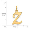 Lex & Lu 14k Yellow Gold Initial Z Charm - 4 - Lex & Lu