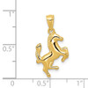 Lex & Lu 14k Yellow Gold Trotting Horse Pendant - 4 - Lex & Lu