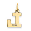 Lex & Lu 14k Yellow Gold Small Block Initial L Charm - 3 - Lex & Lu