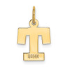 Lex & Lu 14k Yellow Gold Small Block Initial T Charm - 3 - Lex & Lu