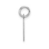 Lex & Lu 14k White Gold Small Block Initial D Charm - 2 - Lex & Lu