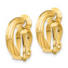 Lex & Lu 14k Yellow Gold Non-Pierced Earrings LAL91915 - 2 - Lex & Lu